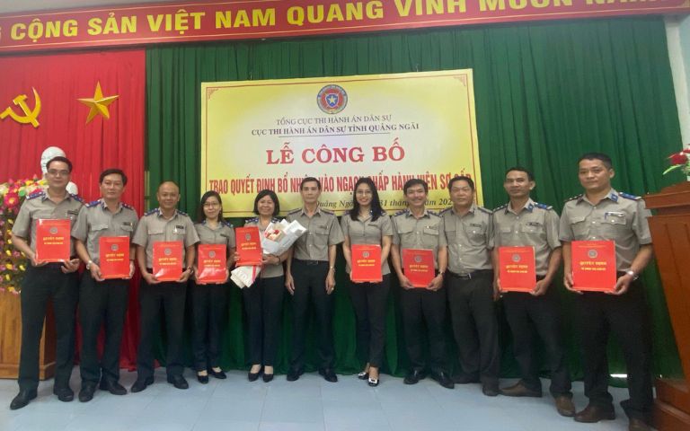 Chi cục thi hành án dân sự huyện Bình Sơn - tỉnh Quảng Ngãi