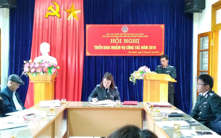 Chi cục thi hành án dân sự huyện Than Uyên - tỉnh Lai Châu