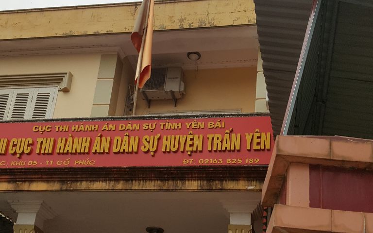 Chi cục thi hành án dân sự huyện Trấn Yên - tỉnh Yên Bái