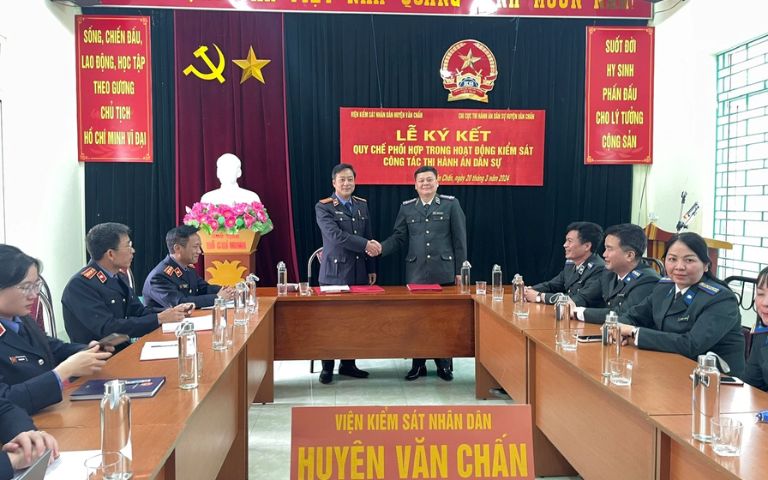 Chi cục thi hành án dân sự huyện Văn Chấn - tỉnh Yên Bái