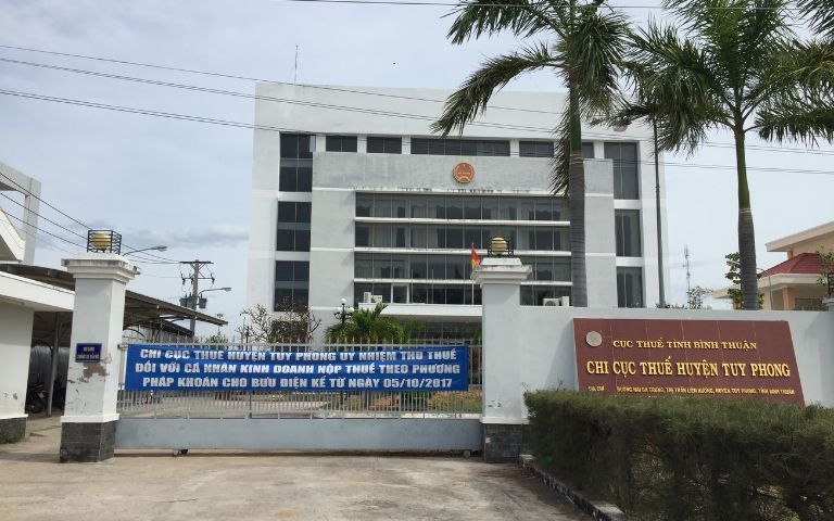 Chi Cục Thuế Huyện Tuy Phong - Tỉnh Bình Thuận