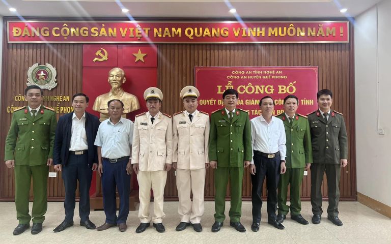 Công an huyện Quế Phong - tỉnh Nghệ An
