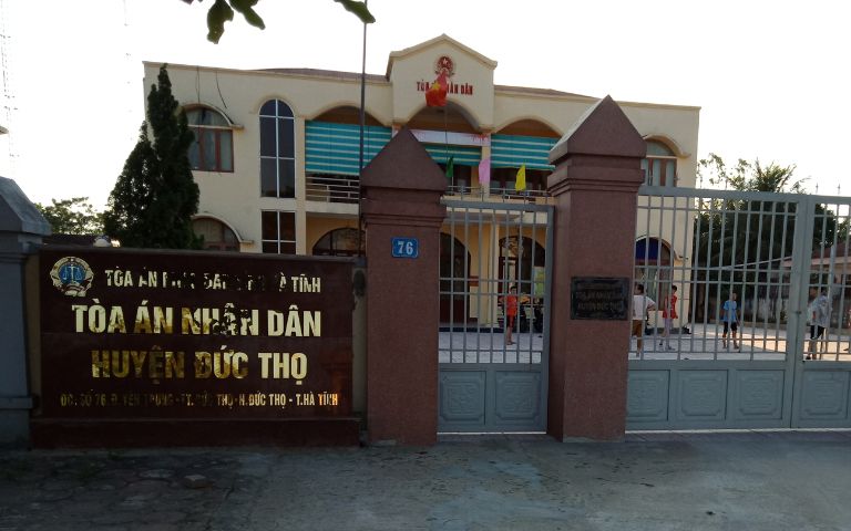Địa chỉ Tòa án nhân dân huyện Đức Thọ – tỉnh Hà Tĩnh