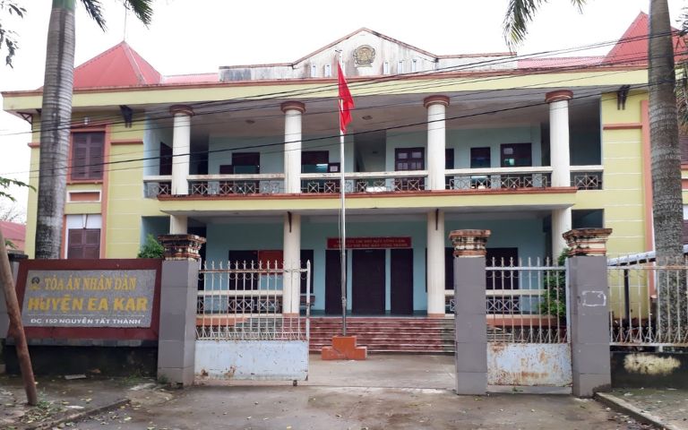 Địa chỉ Tòa án nhân dân huyện Ea Kar - tỉnh Đắk Lắk