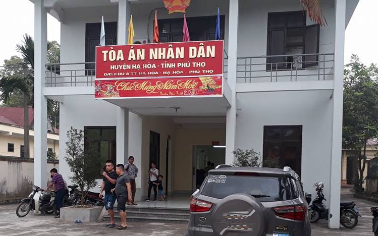 Địa chỉ Tòa án nhân dân huyện Hạ Hòa – tỉnh Phú Thọ