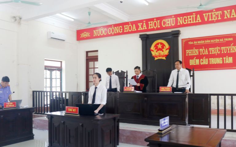 Địa chỉ Tòa án nhân dân huyện Hà Trung - tỉnh Thanh Hóa