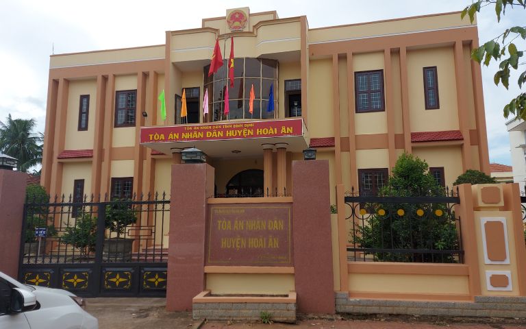 Địa chỉ Tòa án nhân dân huyện Hoài Ân - tỉnh Bình Định
