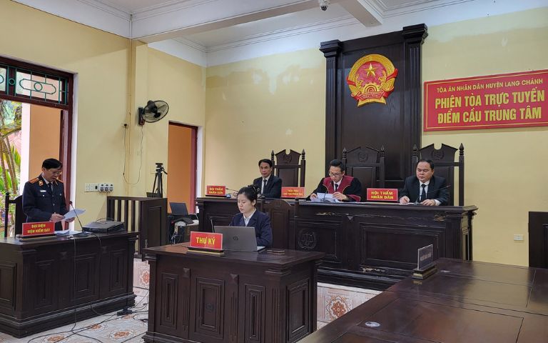 Địa chỉ Tòa án nhân dân huyện Lang Chánh - tỉnh Thanh Hóa