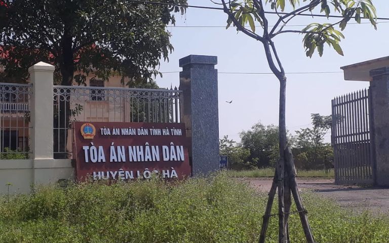 Địa chỉ Tòa án nhân dân huyện Lộc Hà – tỉnh Hà Tĩnh