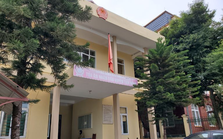Địa chỉ Tòa án nhân dân huyện Tam Nông – tỉnh Phú Thọ