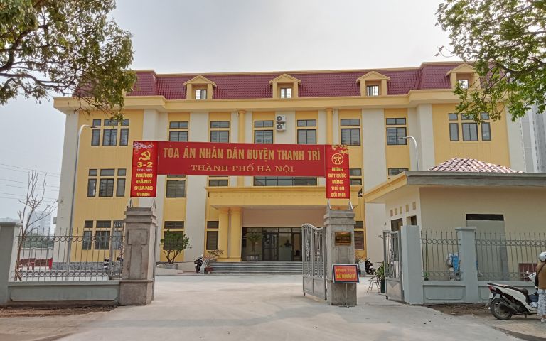 Địa chỉ Tòa án nhân dân huyện Thanh Trì - Thành phố Hà Nội