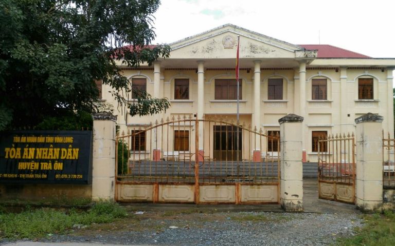 Địa chỉ Tòa án nhân dân huyện Trà Ôn – tỉnh Vĩnh Long