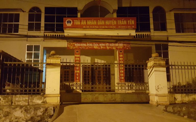 Địa chỉ Tòa án nhân dân huyện Trấn Yên - tỉnh Yên Bái