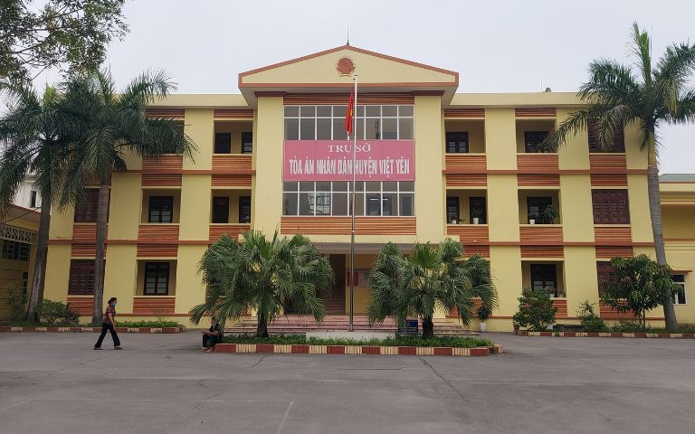 Địa chỉ Tòa án nhân dân huyện Việt Yên - tỉnh Bắc Giang