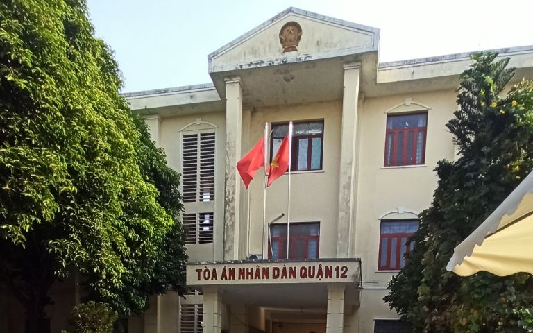 Địa chỉ Tòa án nhân dân Quận 12 - thành phố Hồ Chí Minh