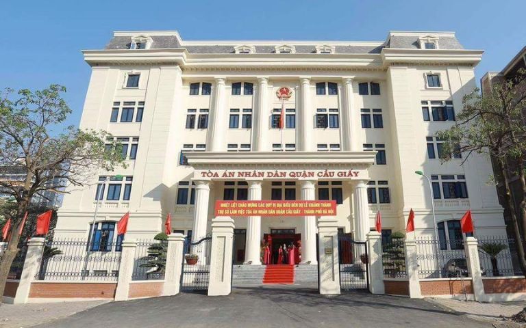 Địa chỉ Tòa án nhân dân quận Cầu Giấy - thành phố Hà Nội