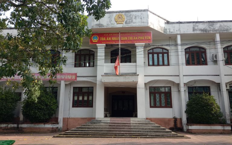 Địa chỉ Tòa án nhân dân Thành Phố Phổ Yên - tỉnh Thái Nguyên