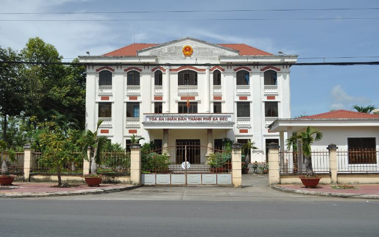 Địa chỉ Tòa án nhân dân thành phố Sa Đéc - tỉnh Đồng Tháp