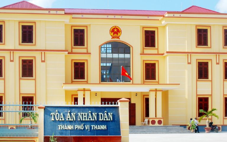 Địa chỉ Tòa án nhân dân thành phố Vị Thanh - tỉnh Hậu Giang