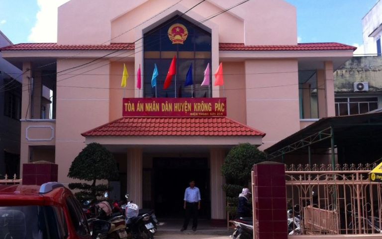 Địa chỉ Tòa án nhân huyện Krông Pắc - tỉnh Đắk Lắk