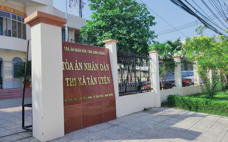 Địa chỉ tòa án nhân Thành Phố Tân Uyên - tỉnh Bình Dương
