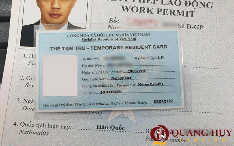 Thẻ tạm trú - Temporary residence card - TRC